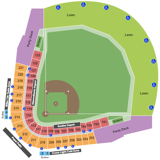 Salt River Fields Rockies Seating Chart